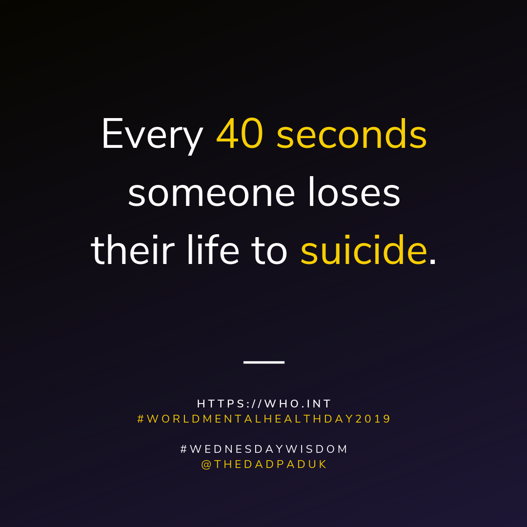 World Mental Health Day 2019 – Take #40Seconds
