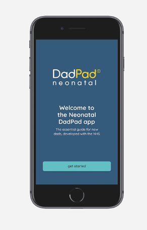 DadPad Neonatal app screenshot cover